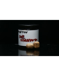 Boilies Hard Wafter Dumbell Saumon - Ail | Bouillettes pour eschage
